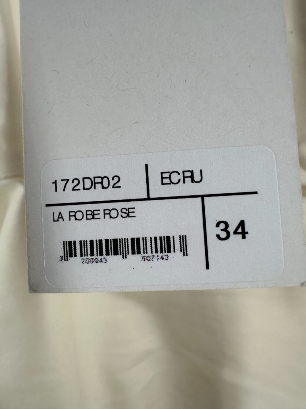 NWT Jacquemus La Robe Rose Mini Dress Ecru Lace Trim Twist SS17 Runway FR 34 - Picture 12 of 16
